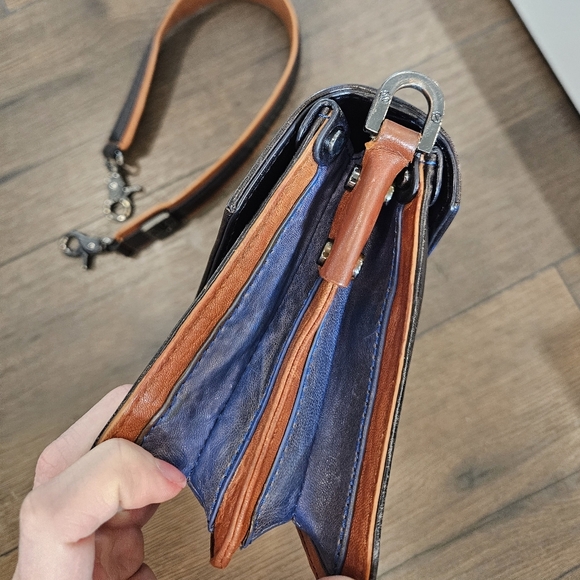 📣 RARE VINTAGE Tory Burch All Leather Handbag/Clutch - Picture 7 of 16